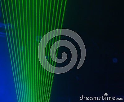 Green Laser Light Background