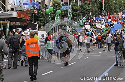 Green Peace Climate Change march