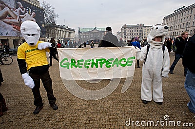 Green Peace Protesters