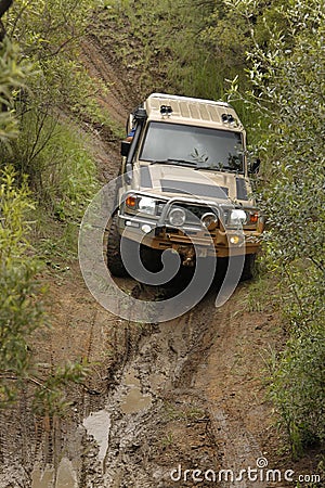 Green Toyota Land Cruiser 4 Door