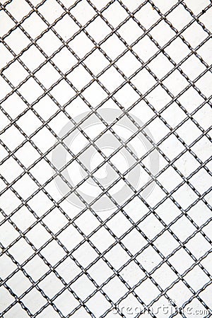 Grid line of metal fence pattern, Background, Abstract or Texture.