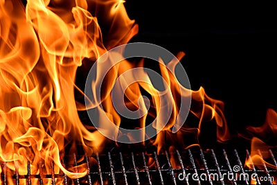 Grill flame