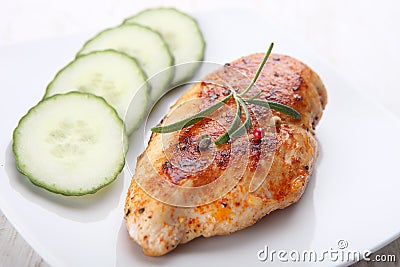 Grilled chicken filet