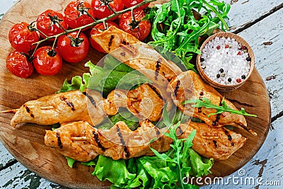 Grilled chicken fillet