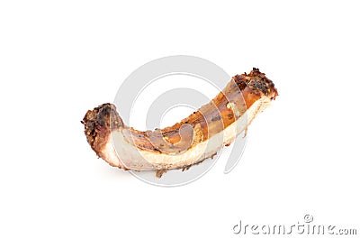 Grilled pork ribs isolated