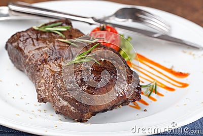 Grilled sirloin steak