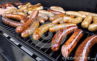 Grilling Sausage