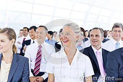 Group of Business People in Business Presentation