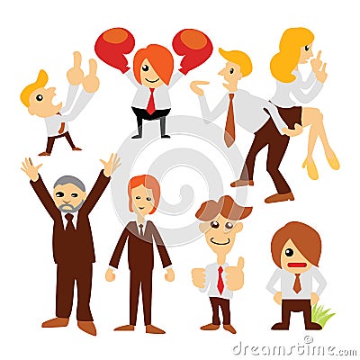 Group cartoon business people Images - Frompo