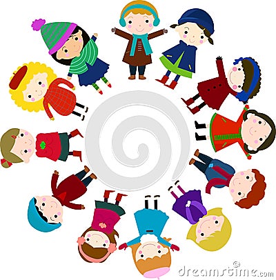 circle of children