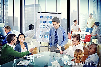 Group of Diverse Business People in a Meeting