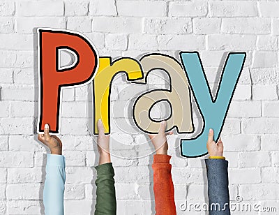 Group of Diverse People s Hands Holding Pray