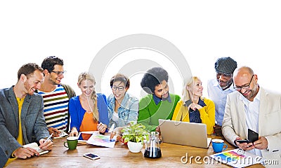 Group of Diverse People Sharing Ideas