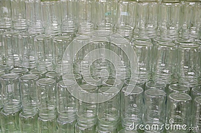 Group of glass containers