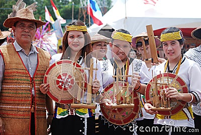 A group of Lundayeh of Sabah