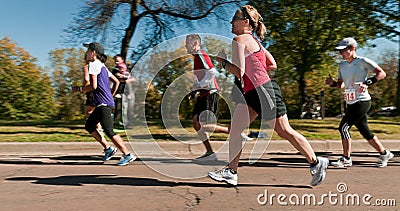 Group of Runners - 2010 Twin Cities Marathon