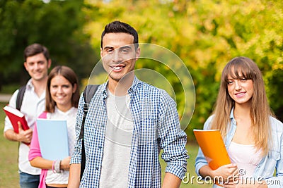 Group of students at the park