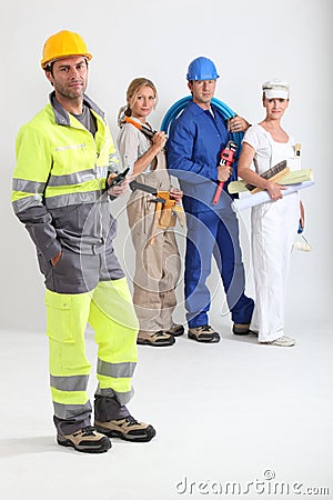 Group of workers