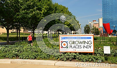 Growing Places Indy urban farm, downtown Indianapolis