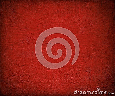 Grungy red gloss painted wall background