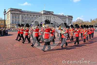 Guard change in Buckingham Palace