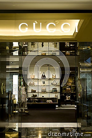 Gucci shop in The Mall of the Emirates