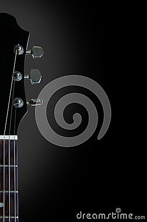 Guitar and music background