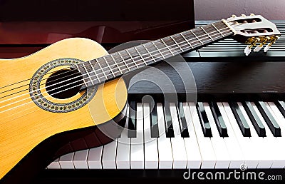 Guitar and piano