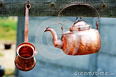 Gypsy copper kitchenware