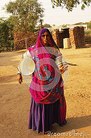 Gypsy Woman in Gujarat