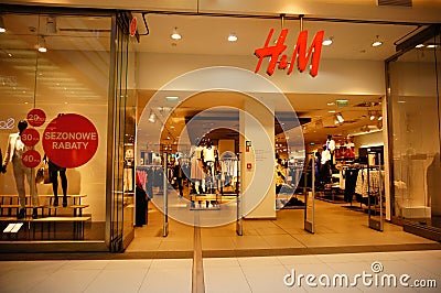 H&M store entrance