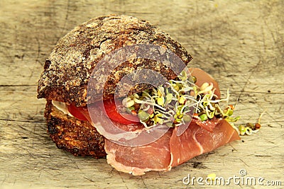 Ham bread roll