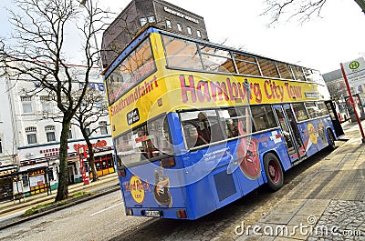 Hamburg city tour bus