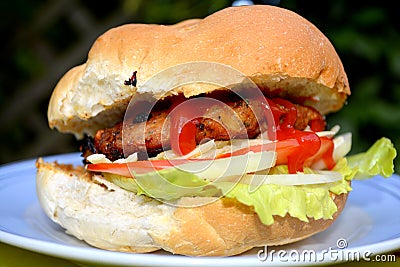 hamburger louis lassen Hamburger Stock Photo - Image: 41849180