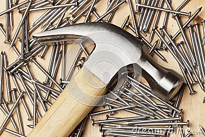 Hammer and nails