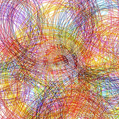 Hand drawn colorful background, abstract illustrat