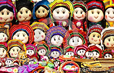 Hand made Peruvian dolls, Cuzco, Peru