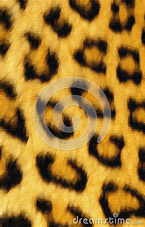 Hand-painted Leopard print