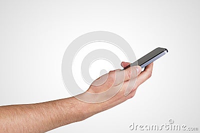 Hand with phone