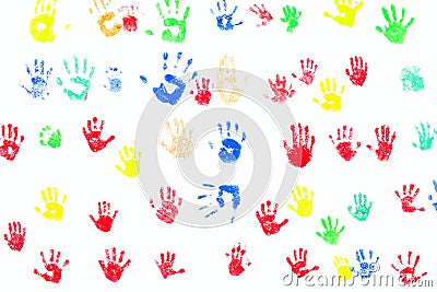 Hand prints diversity
