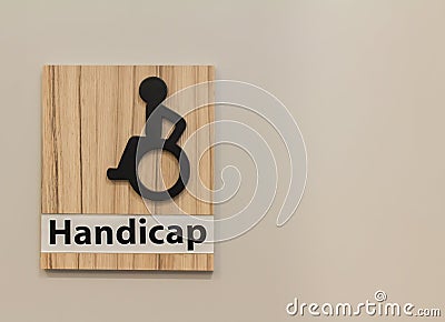 HANDICAP SIGN