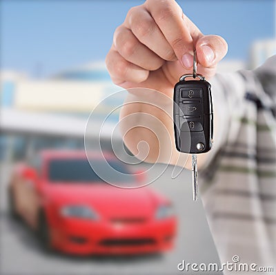Handing car key