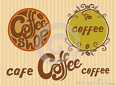 Handlettered Cafe Logotypes