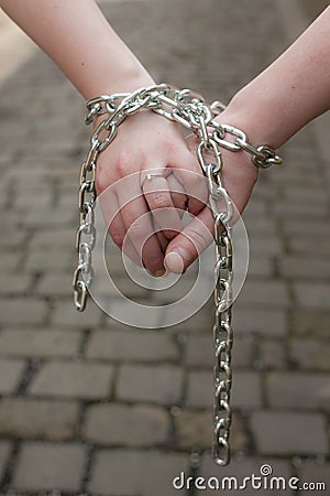 Hands in chain