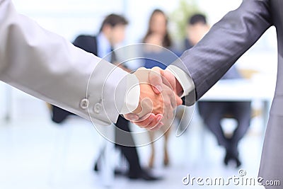 Handshake on business