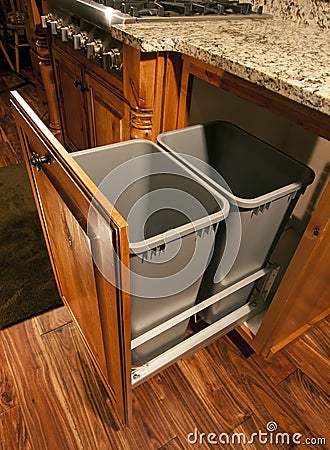 Handy Modern Kitchen Waste Cabinet
