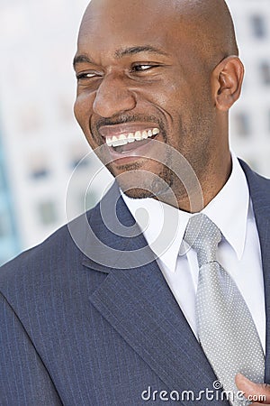 Happy African American Businessman