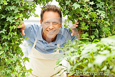 Happy gardener.