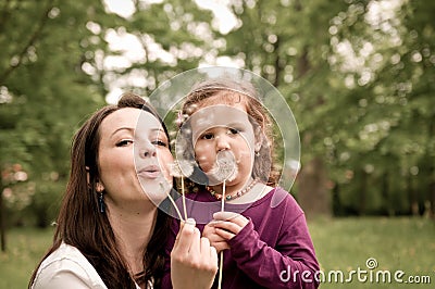 Happy life time - mother with child