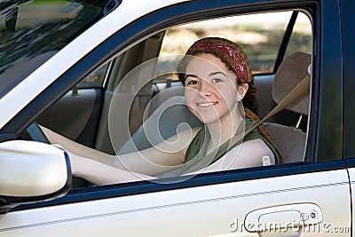 Happy Teen Driver
